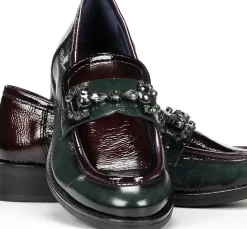 Cheap Fluchos HARVARD D9118 Green Moccasin