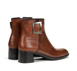 Hot Fluchos IKIA D9199 Brown Ankle Boot