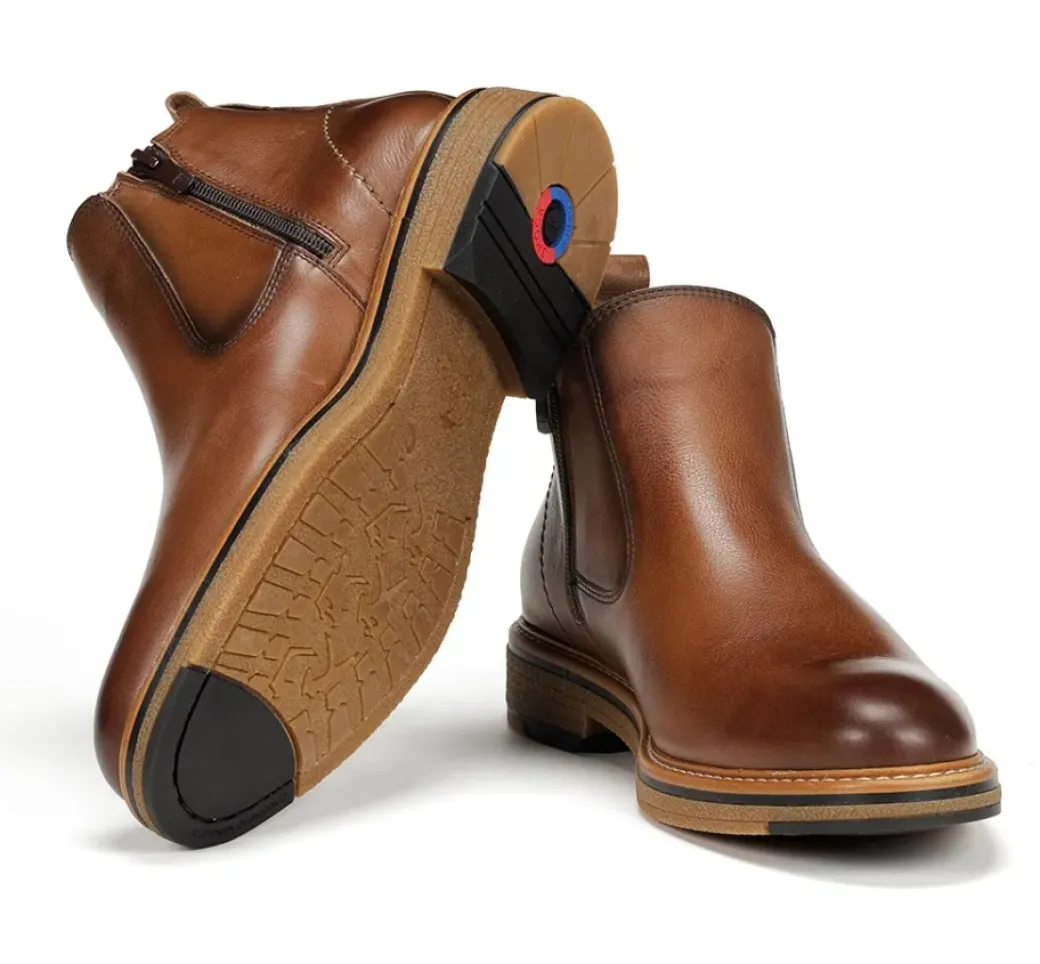 Best Sale Fluchos KASPER F1817 Brown Ankle Boot