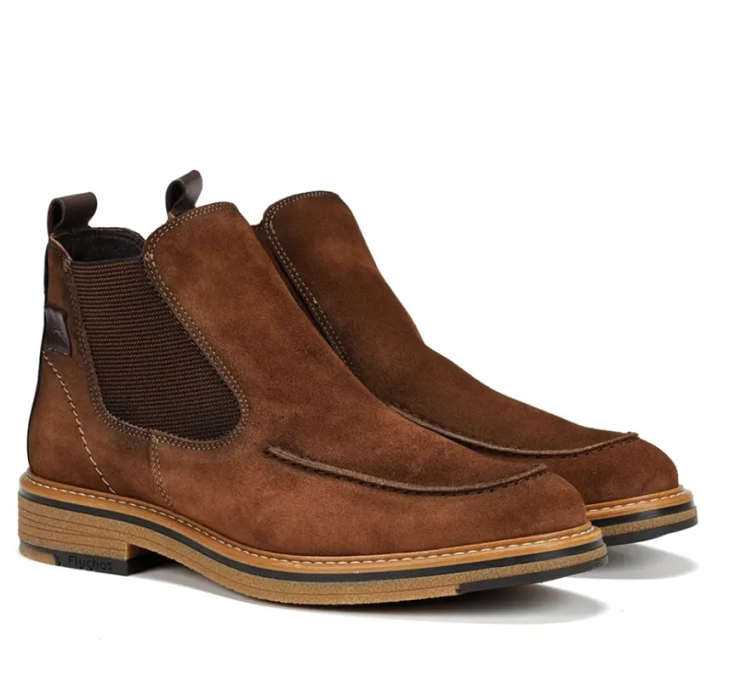 Hot Fluchos KASPER F1821 Brown Ankle Boot