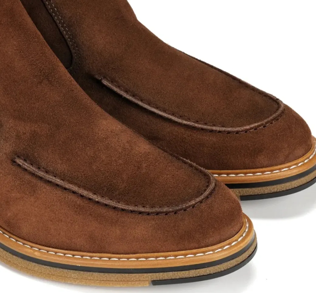 Hot Fluchos KASPER F1821 Brown Ankle Boot