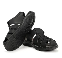 Cheap Fluchos KEOPS F1754 Black Sandal
