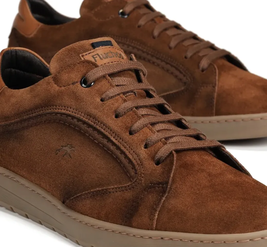 Clearance Fluchos LEO F1721 Brown Shoe