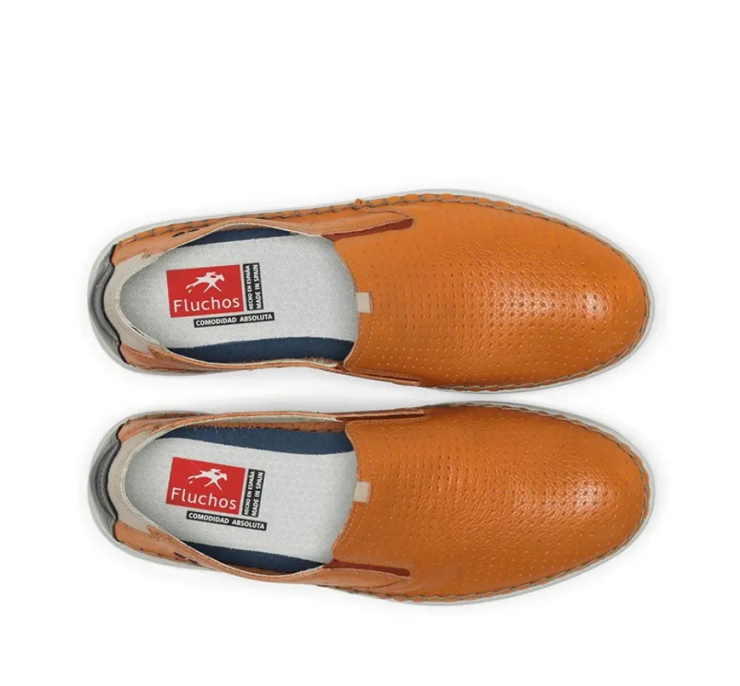 Fashion Fluchos LESTER F1719 Orange Slip On