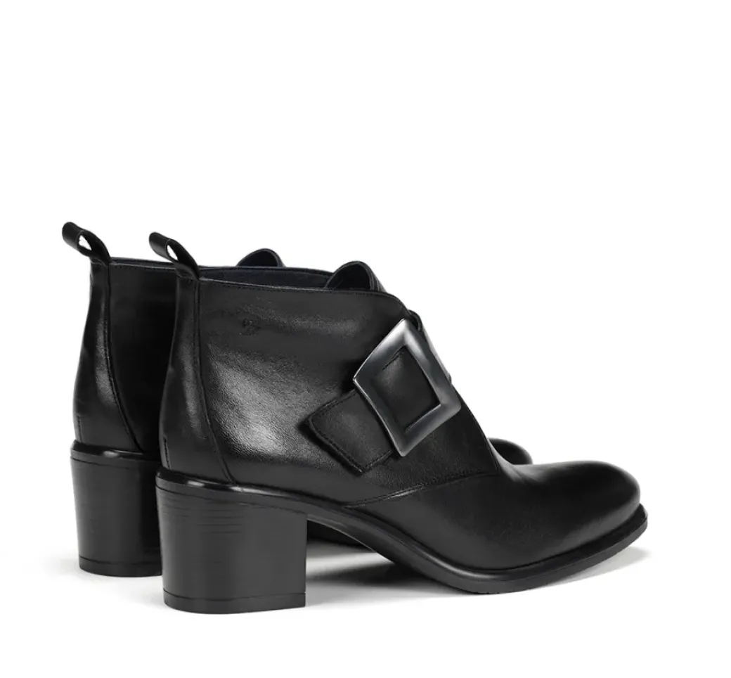 Cheap Fluchos LEXI D9178 Black Ankle Boot