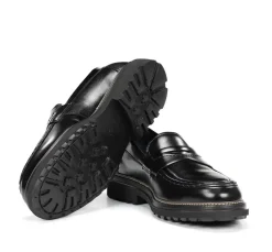 Sale Fluchos LINCON F2058 Black Moccasin