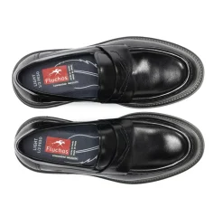 Sale Fluchos LINCON F2058 Black Moccasin