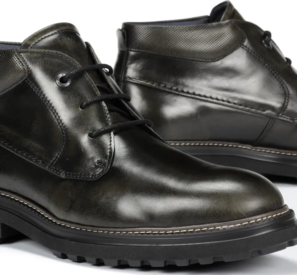 Best Sale Fluchos LINCON F2055 Green Ankle Boot