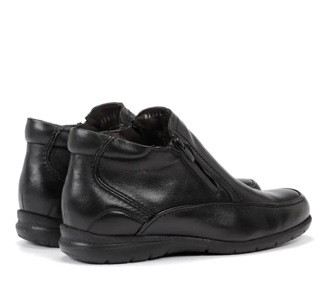 Best Sale Fluchos LUCA 87830 Black Ankle Boot