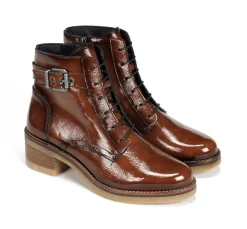 Hot Fluchos LUCERO D8686 Brown Ankle Boot
