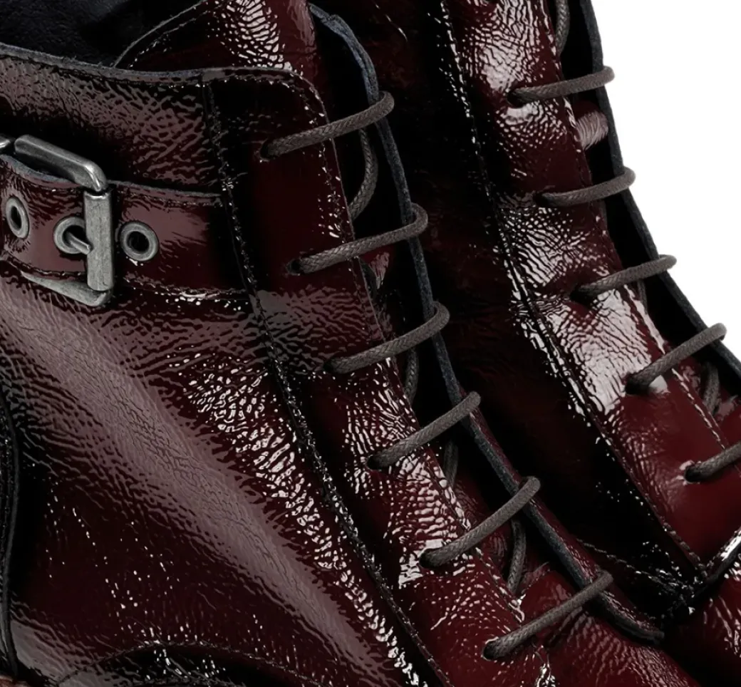 Best Sale Fluchos LUCERO D8686 Burgundy Ankle Boot