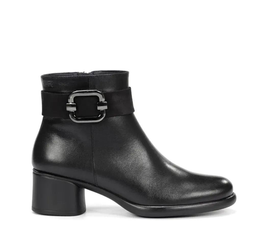 Outlet Fluchos MACY D9369 Black Ankle Boot