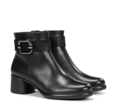 Outlet Fluchos MACY D9369 Black Ankle Boot