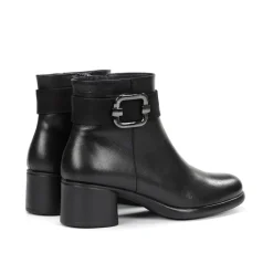 Outlet Fluchos MACY D9369 Black Ankle Boot