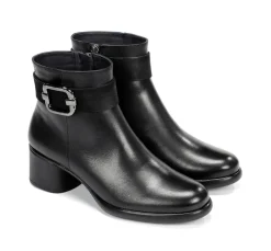 Outlet Fluchos MACY D9369 Black Ankle Boot