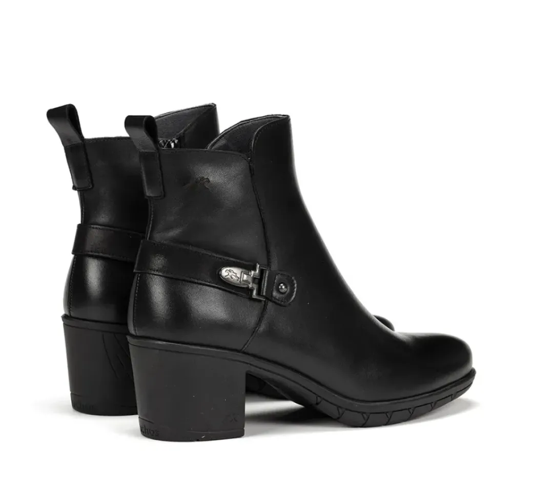 Cheap Fluchos NYDIA F1798 Black Ankle Boot