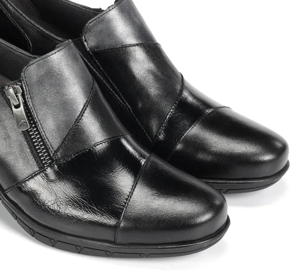 Fashion Fluchos NYDIA F1802 Black Slip On