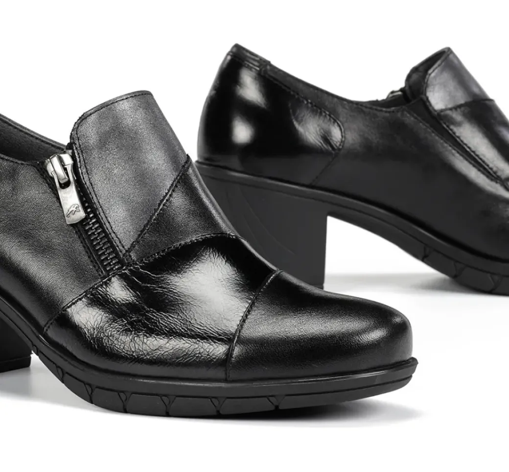 Fashion Fluchos NYDIA F1802 Black Slip On