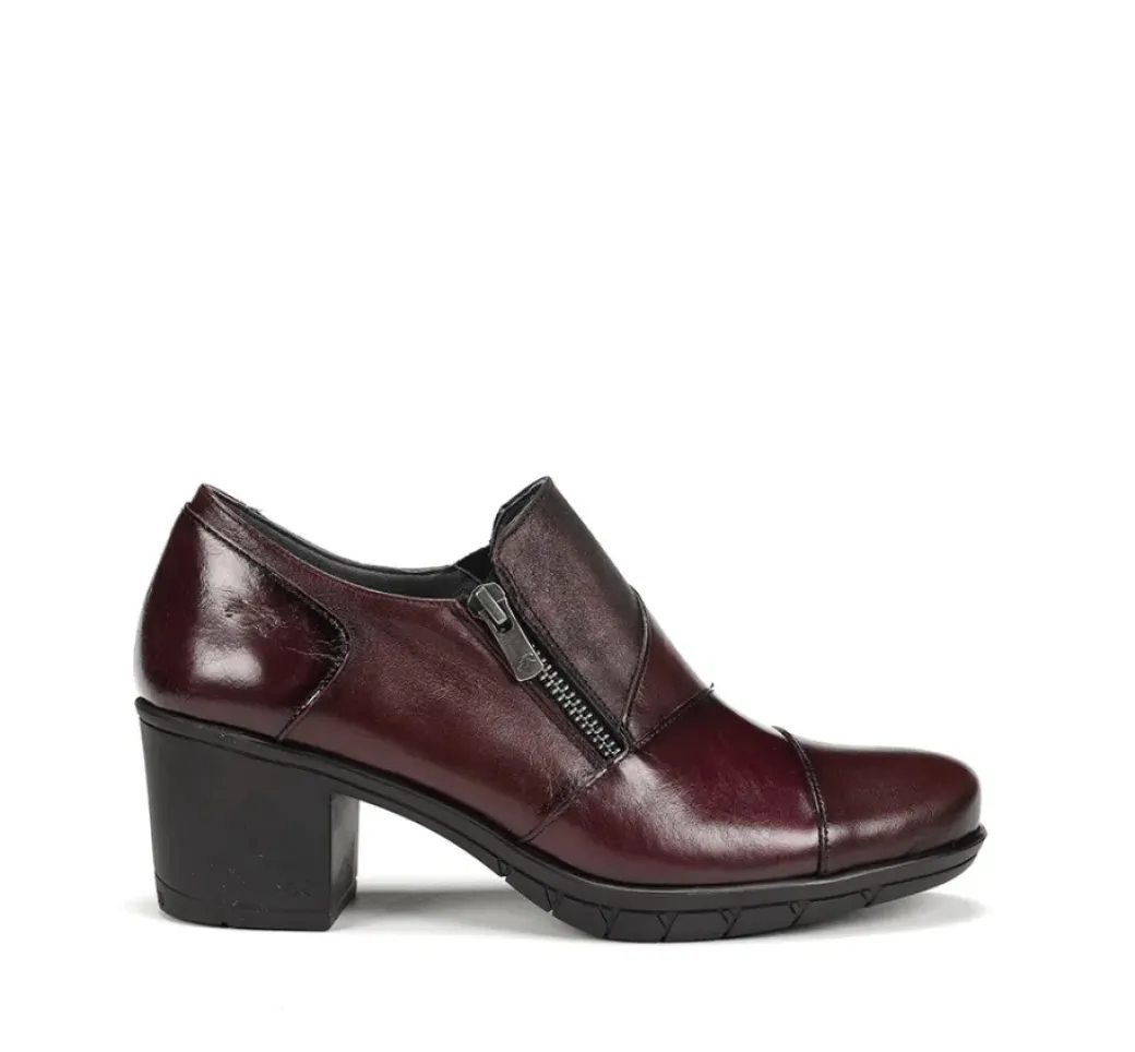 Fashion Fluchos NYDIA F1802 Burgundy Slip On