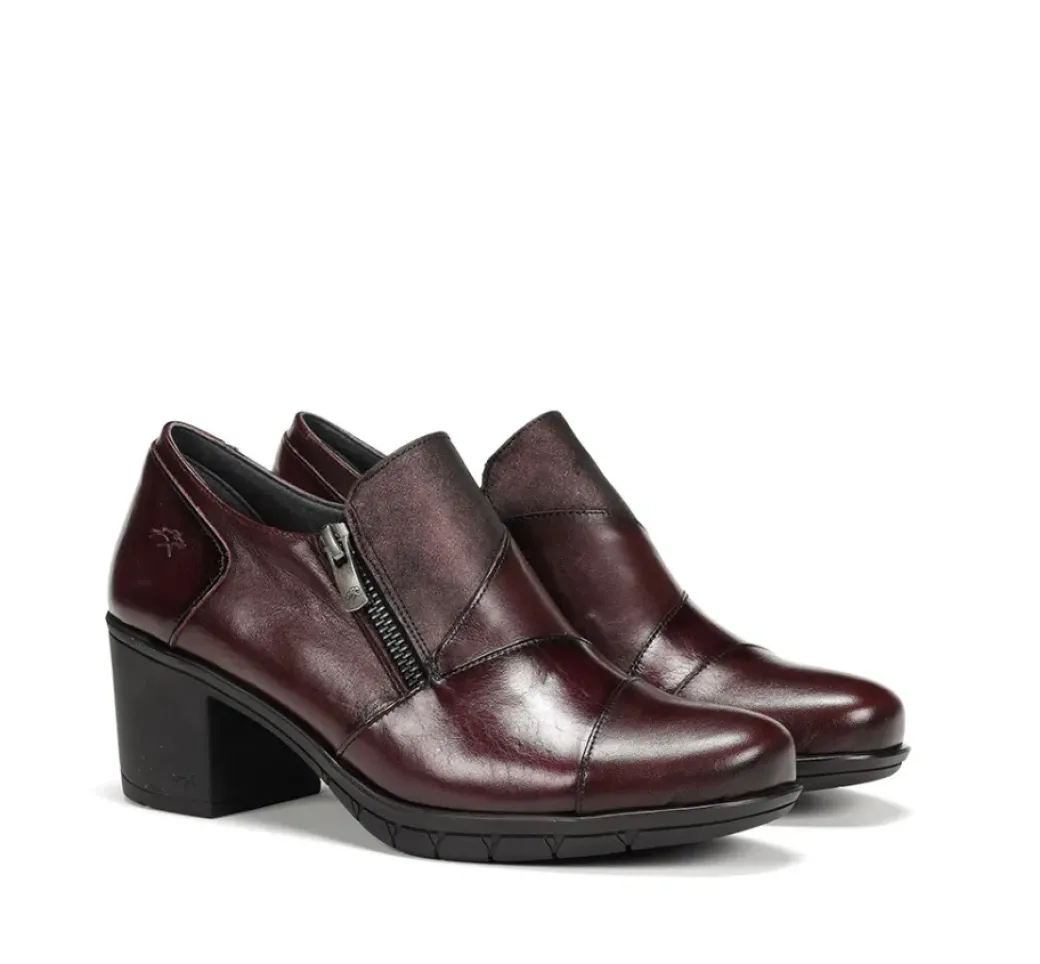 Fashion Fluchos NYDIA F1802 Burgundy Slip On