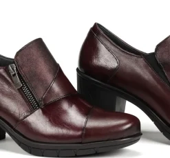 Fashion Fluchos NYDIA F1802 Burgundy Slip On