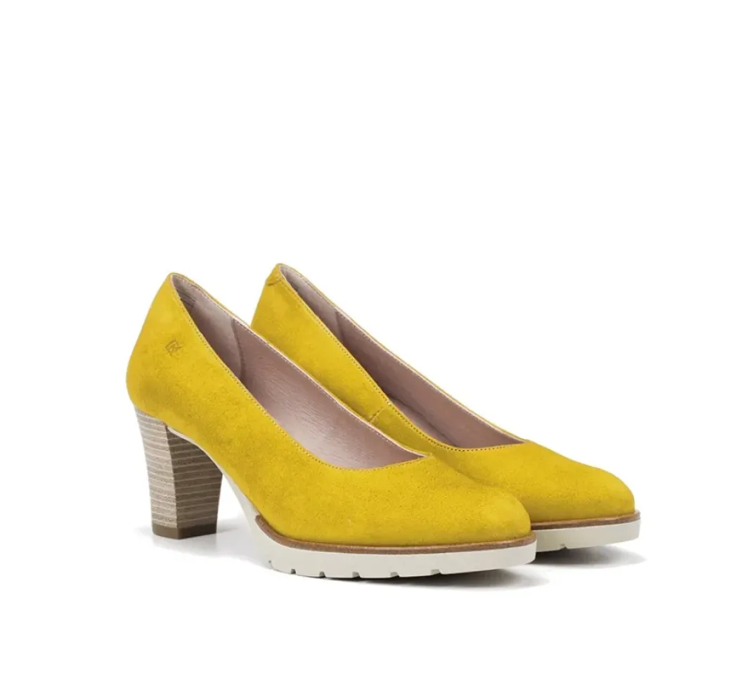 Fashion Fluchos OPIUM D8131 Yellow High Heel