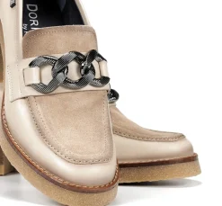 Hot Fluchos OPRAH D9193 Taupe Moccasin