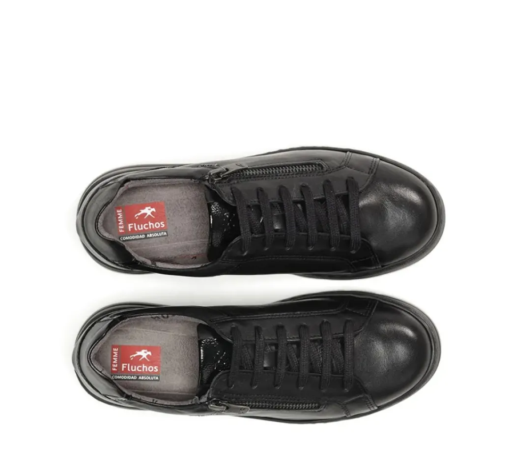 Best Sale Fluchos POMPAS F1666 Black Sneakers