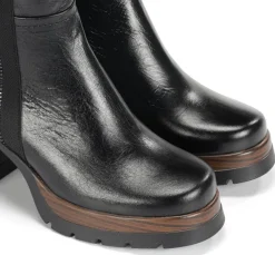 Cheap Fluchos SAFE D9413 Black Ankle Boot