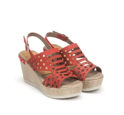 Sale Fluchos SALMA D7756 Red Sandal