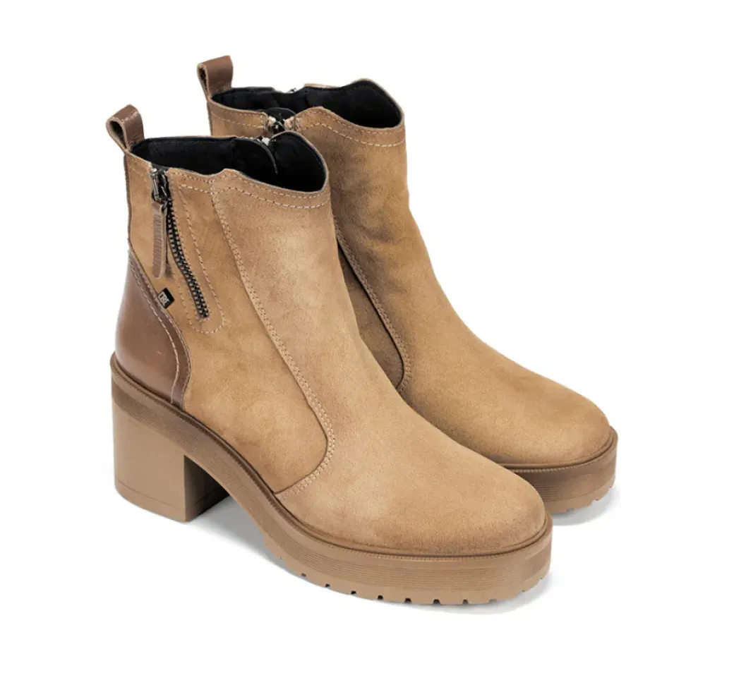 Cheap Fluchos SARAH D9353 Taupe Ankle Boot