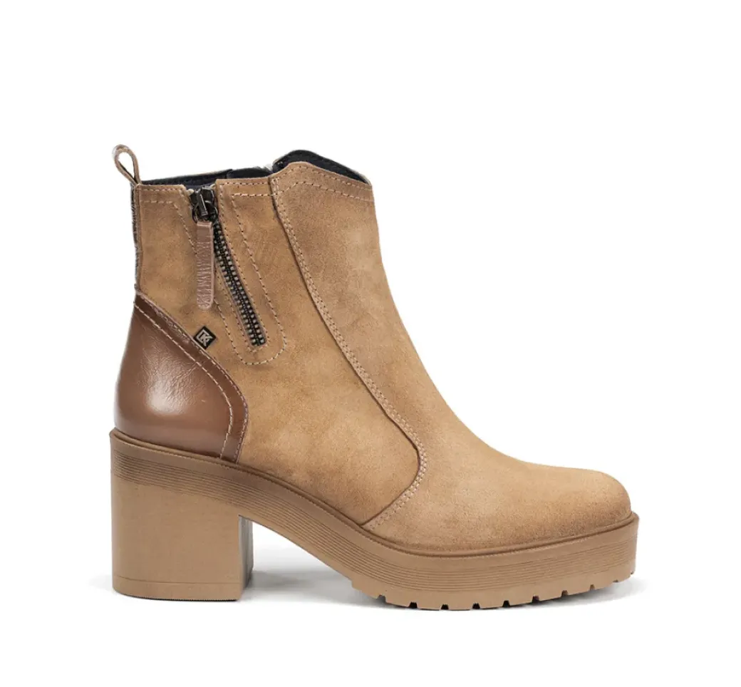 Cheap Fluchos SARAH D9353 Taupe Ankle Boot