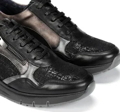 Cheap Fluchos SERENA D9213 Black Sneaker