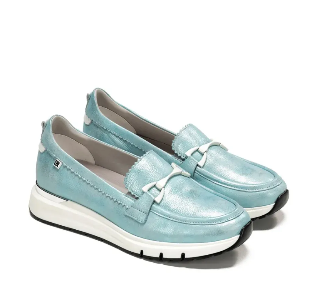 Discount Fluchos SERENA D9047 Blue Moccasin