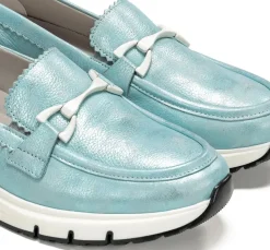 Discount Fluchos SERENA D9047 Blue Moccasin