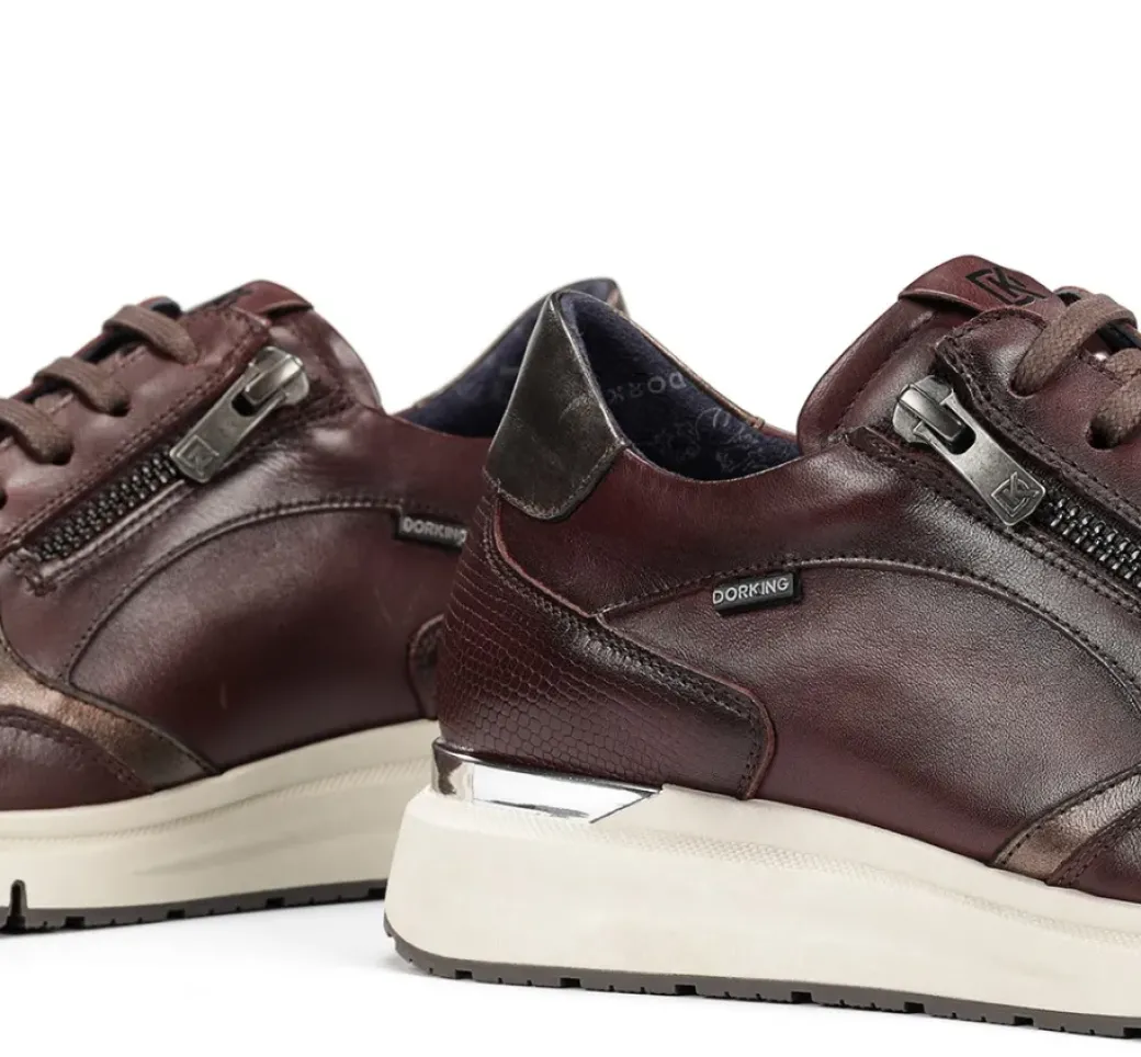 Online Fluchos SERENA D9212 Burgundy Sneaker
