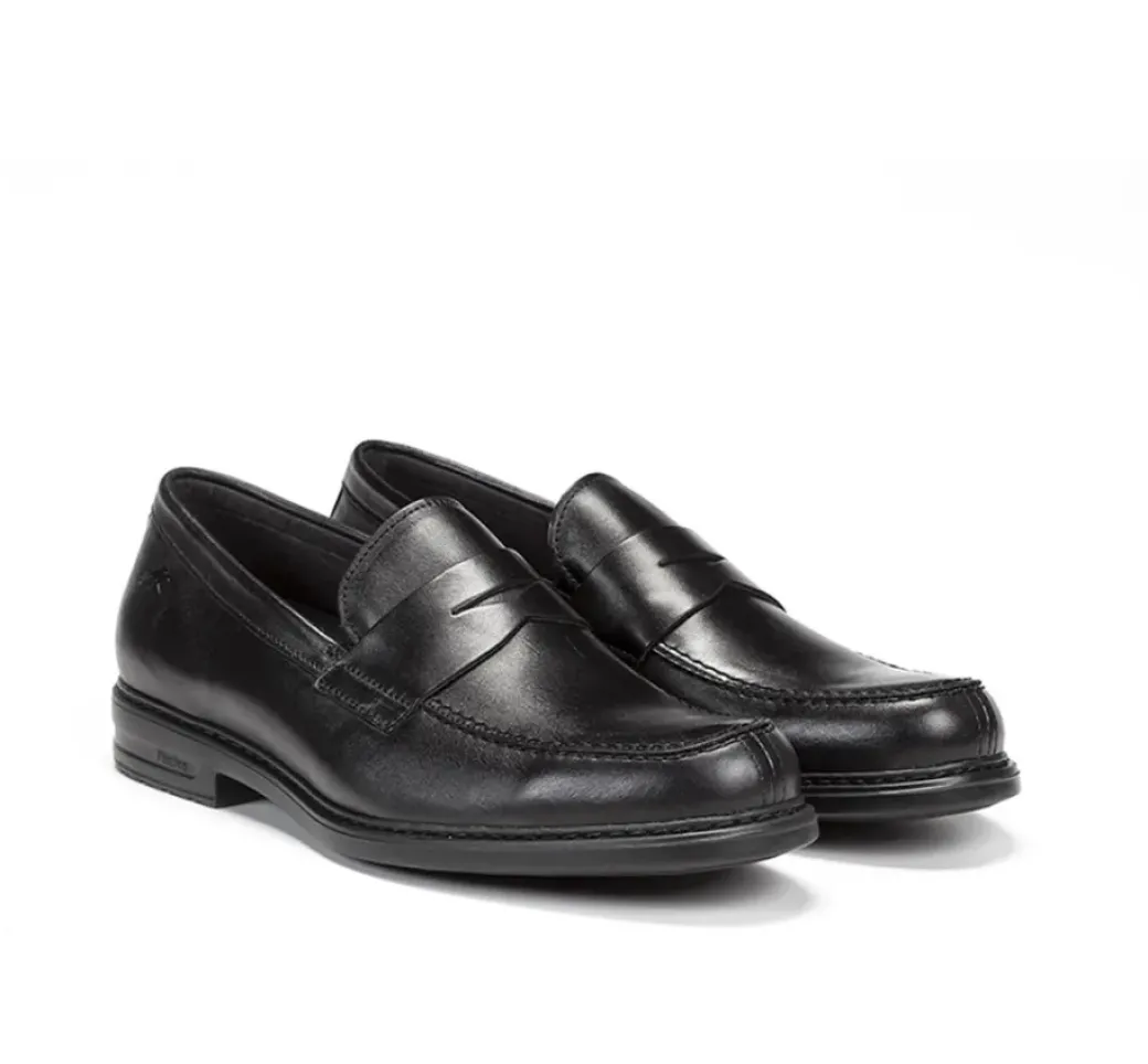 Online Fluchos SIMON 8721 Black Moccasin