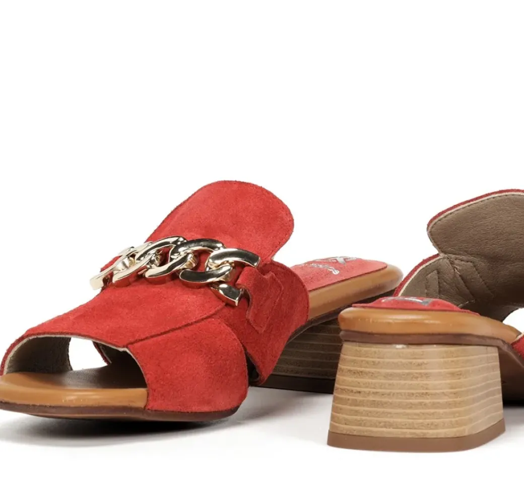 New Fluchos SORBES D9059 Red Sandal