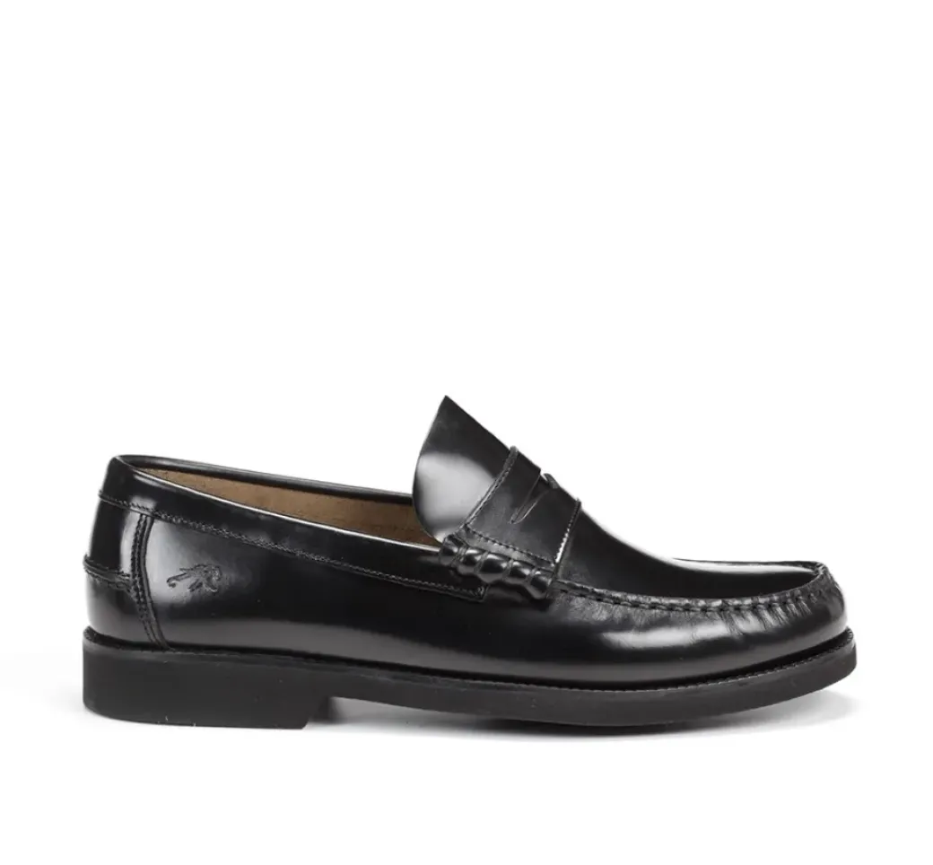 Store Fluchos STAMFORD F0047 Black Moccasin