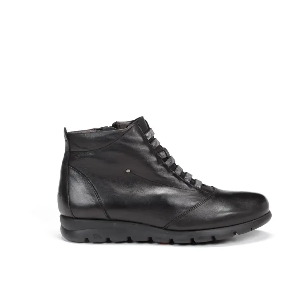 Store Fluchos SUSAN F0356 Black Ankle Boot