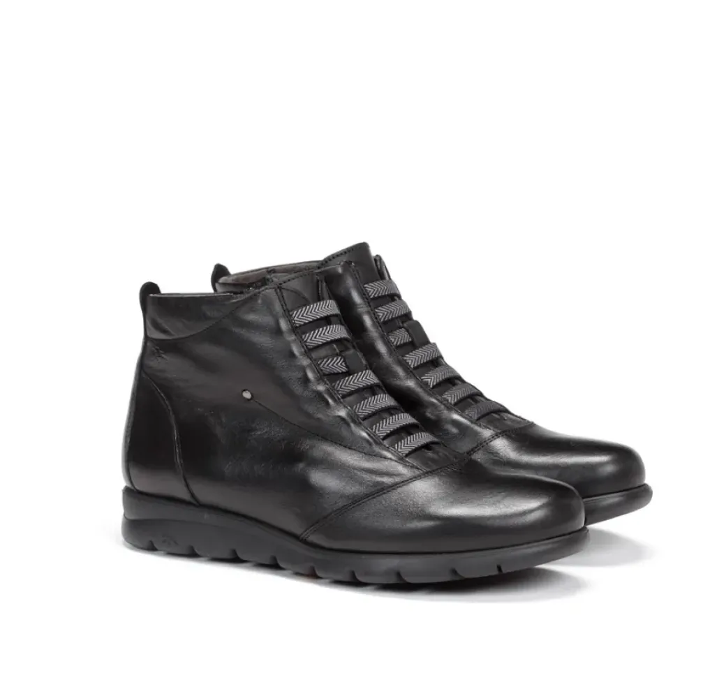 Store Fluchos SUSAN F0356 Black Ankle Boot