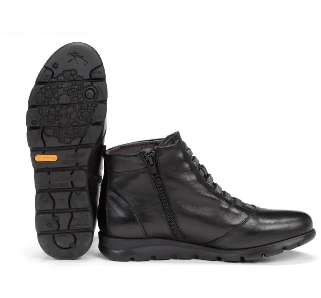 Store Fluchos SUSAN F0356 Black Ankle Boot