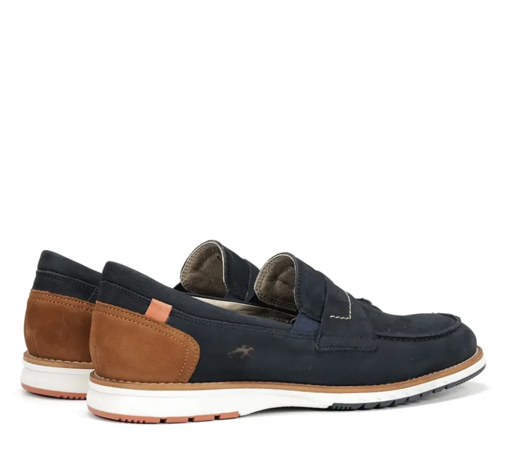 Cheap Fluchos TAYLOR F1980 Blue Moccasin