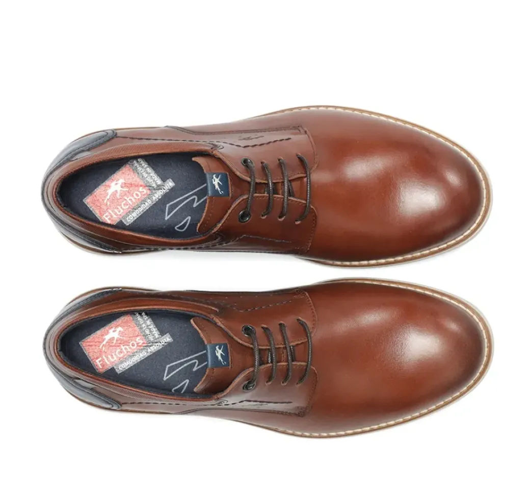 Clearance Fluchos TAYLOR F2091 Brown Shoe