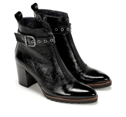 Best Fluchos THAIS D8300 Black Ankle Boot