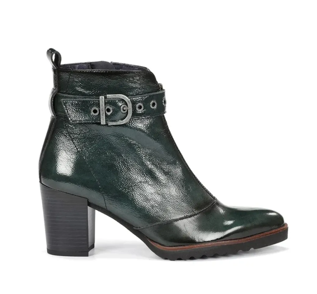 Sale Fluchos THAIS D8300 Green Ankle Boot