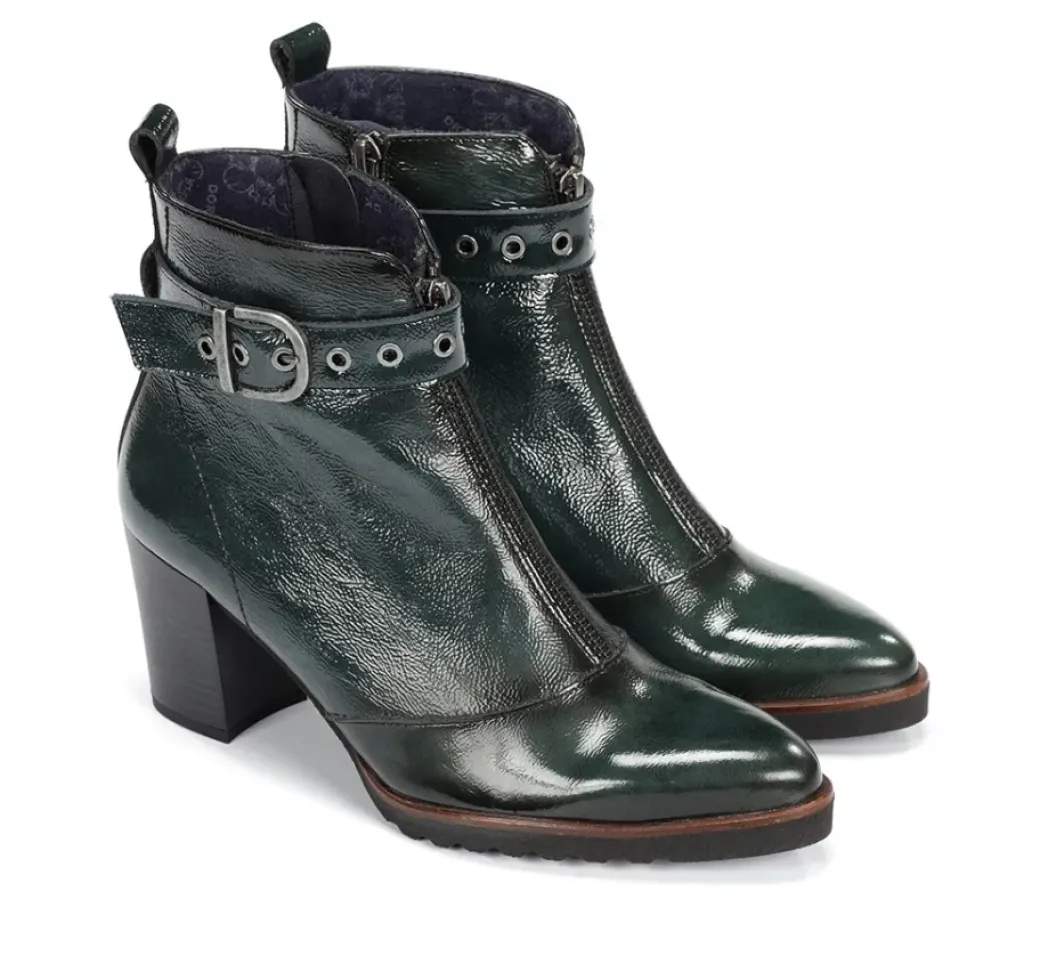 Sale Fluchos THAIS D8300 Green Ankle Boot