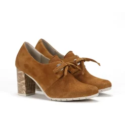 Best Fluchos TIAN D8738 Brown High Heel