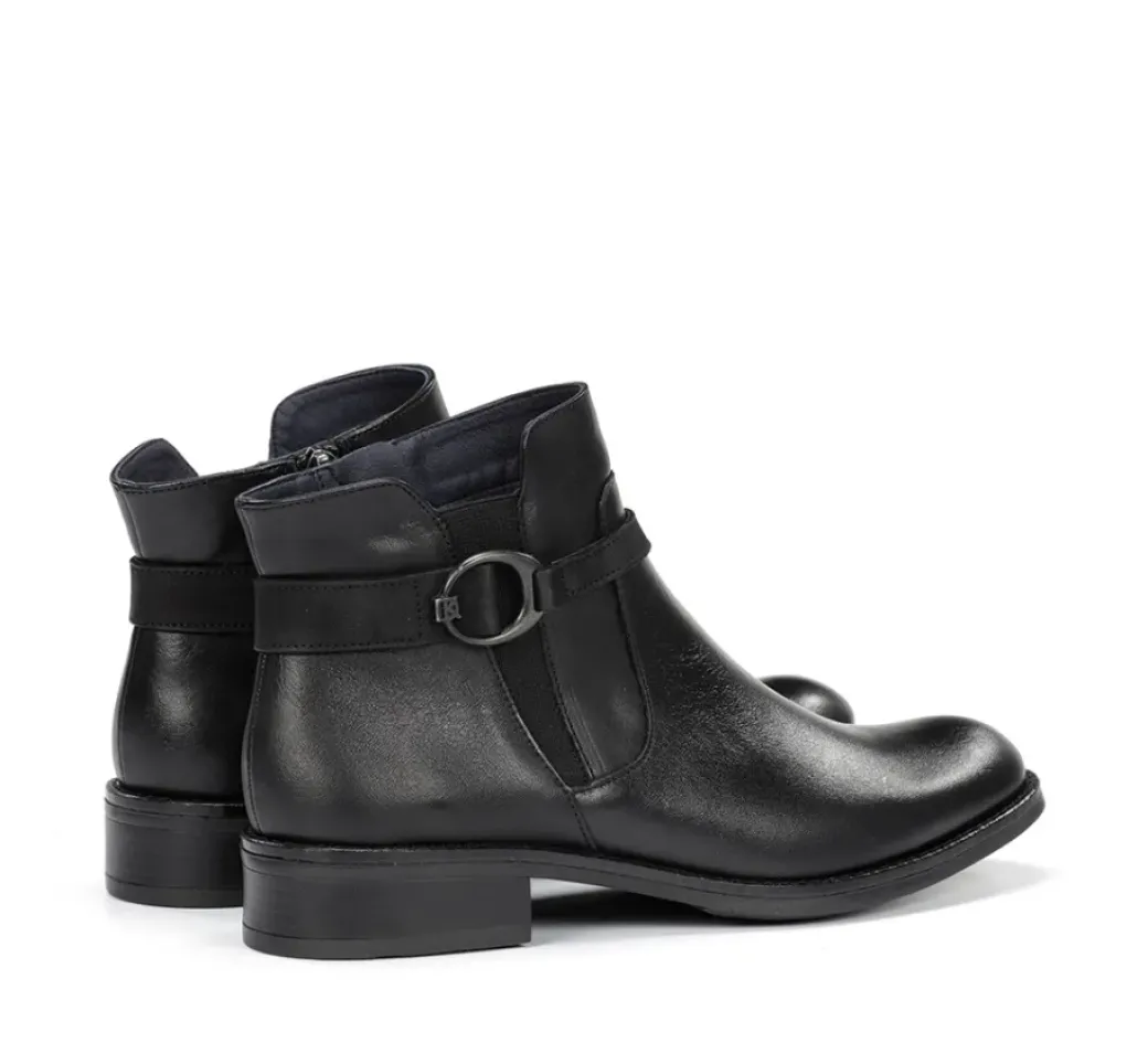 Sale Fluchos TIERRA D8003 Black Ankle Boot