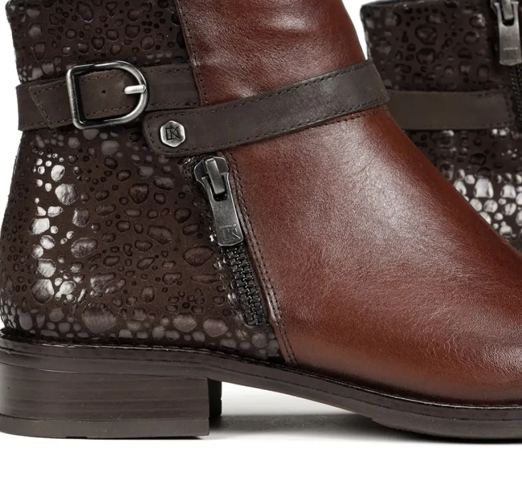 Shop Fluchos TIERRA D8906 Brown Ankle Boot